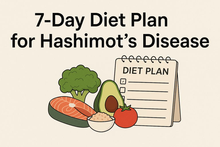 7-Day Diet Plan for Hashimoto’s Disease
